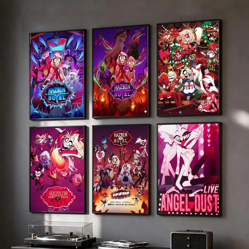 animation Hazbin Hotel New Arrival Popular Art Print Poster HD Wall Art Sofa Home Decor Gift For Fans