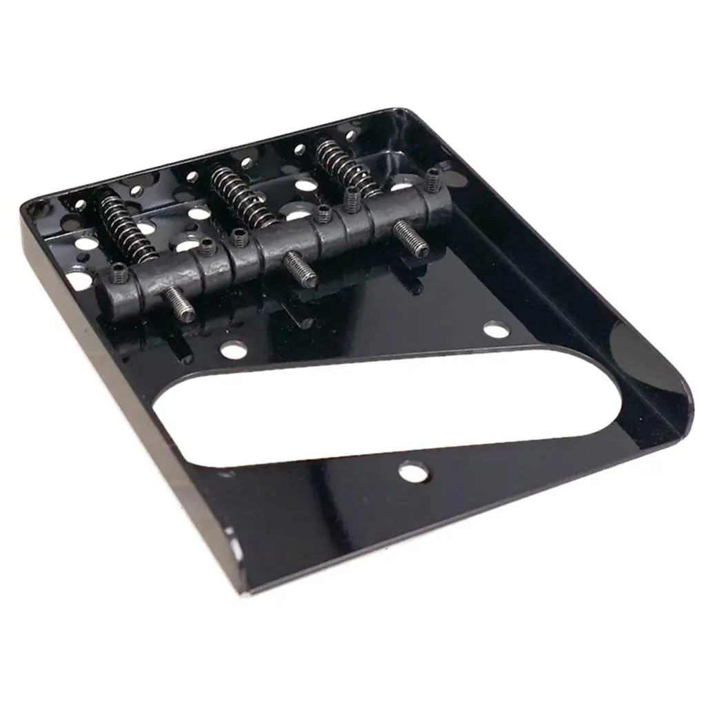 Puente de 3 monturas de metal con orificio para pastilla de bobina única para piezas de guitarra TL
