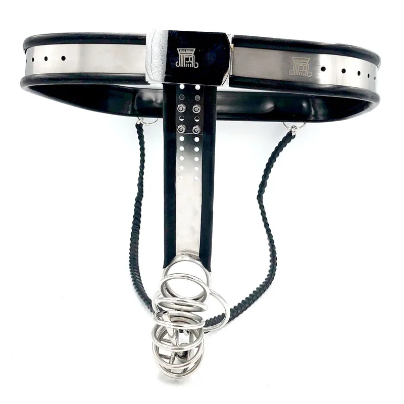 New Metal Chastity Pants lock Penis Sleeve Male Chastity Belt Abstinence Fetish Sex Toys for Men cbt bdsm bondage cock cage