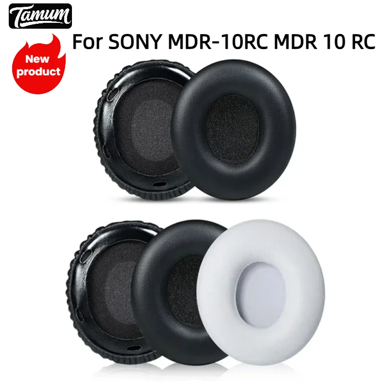 جديد استبدال بطانة للأذن لسوني MDR-10RC MDR 10 RC سماعات استبدال غطاء للأذنين الجلدية ،