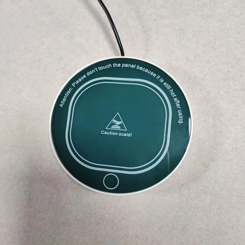 Elektryczny podgrzewacz kubków herbata kawa podgrzewacz kubek do mleka wody porcelanowy szklany Mini czajniczek podstawka USB Coaster Constant Temp 55C