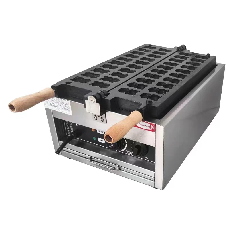 Commercial 110V 220V Non-stick Stainless Steel Bear Waffle Machines Lovely Bear Shape Waffle Cake Maker Snack Food Equipment