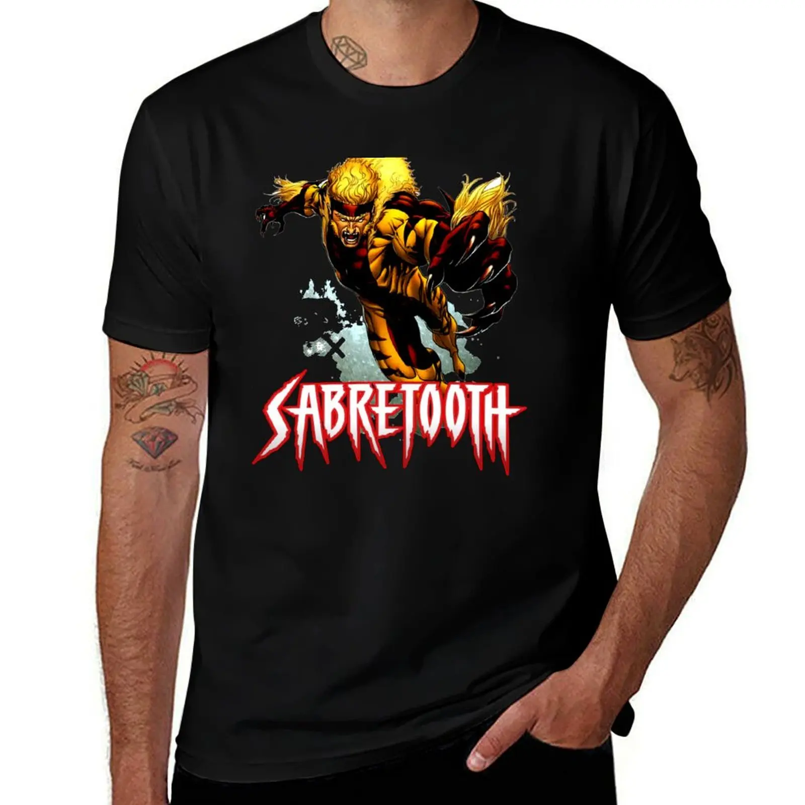 

Sabretooth T-Shirt t shirts for man pack cotton t shirts for man cotton soft T-Shirt