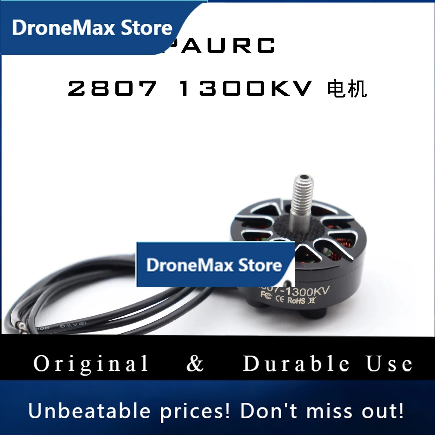 DroMaPAURC 4PCS 2807 1300KV 4S-6S Brushless Motor For Mark4 FPV Freestyle 7inch Long Range RC FPV Racing LR7 Drones