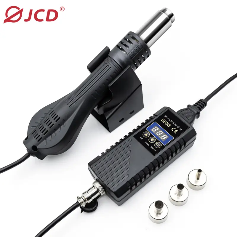 Hot Air Gun   JCD 8858 for Soldering 700W Heat Gun Welding Repair Tools Micro Rework Soldering Station LED Digital Hair Dryer - Image 12