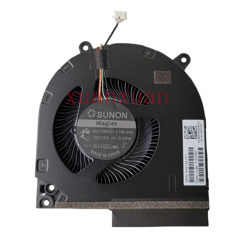 Ventilador de CPU para HP VICTUS 9 16-R, TPN-C169, DC12v, nuevo, GPU, refrigeración