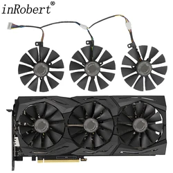 Ventilador de tarjeta de vídeo para ASUS ROG Strix GeForce RTX 2060 2070, 87MM, T129215SH RTX2060 RTX2070, ventilador de refrigeración de tarjeta gráfica