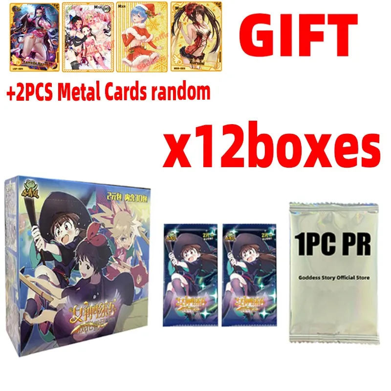 

Wholesales 12/24/48boxes Goddess Story Cards+Msr Pr Cards Sexy Anime Table Playing Game Board Kids Adult Toys Christmas