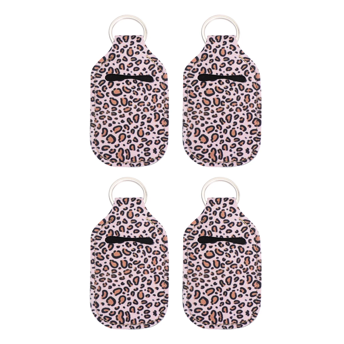 

4pcs Hand Bottle Cover Empty Bag Portable Refillable Pouch Protective Lip Gloss Bottle Cover Lightweight Durable