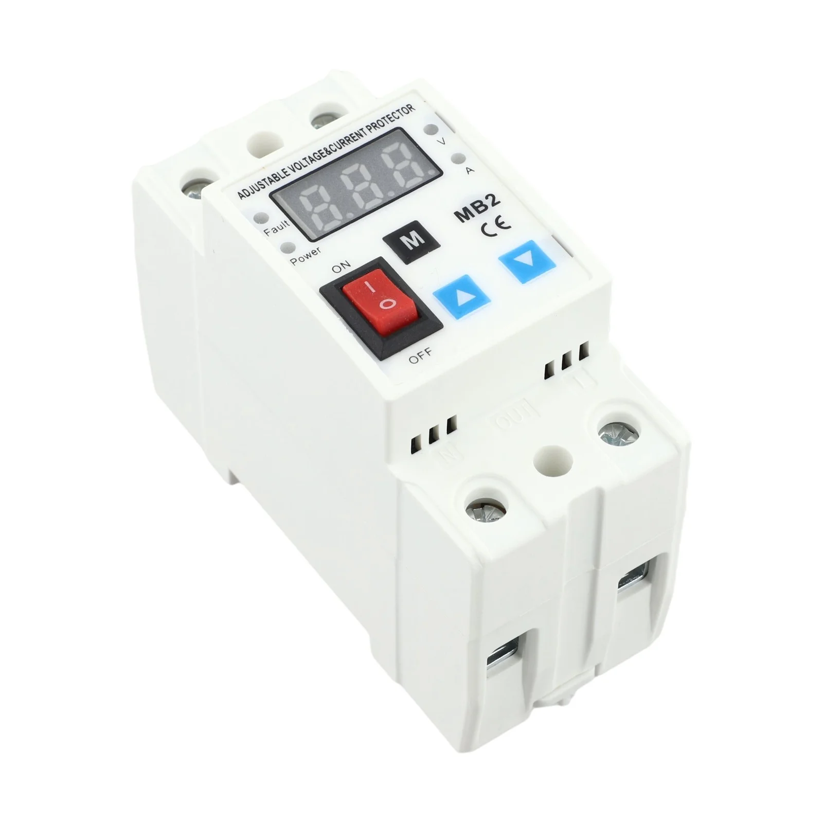 Easy Install 220V Current Limiting Protector with For Durable Housing and High Precision Power Monitoring for Various Settings