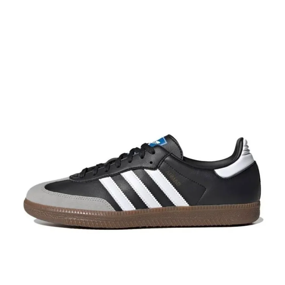 Adidas-zapatos informales clásicos Retro Para hombre y mujer, shorts bajos originales de Samba vegana, color negro y gris