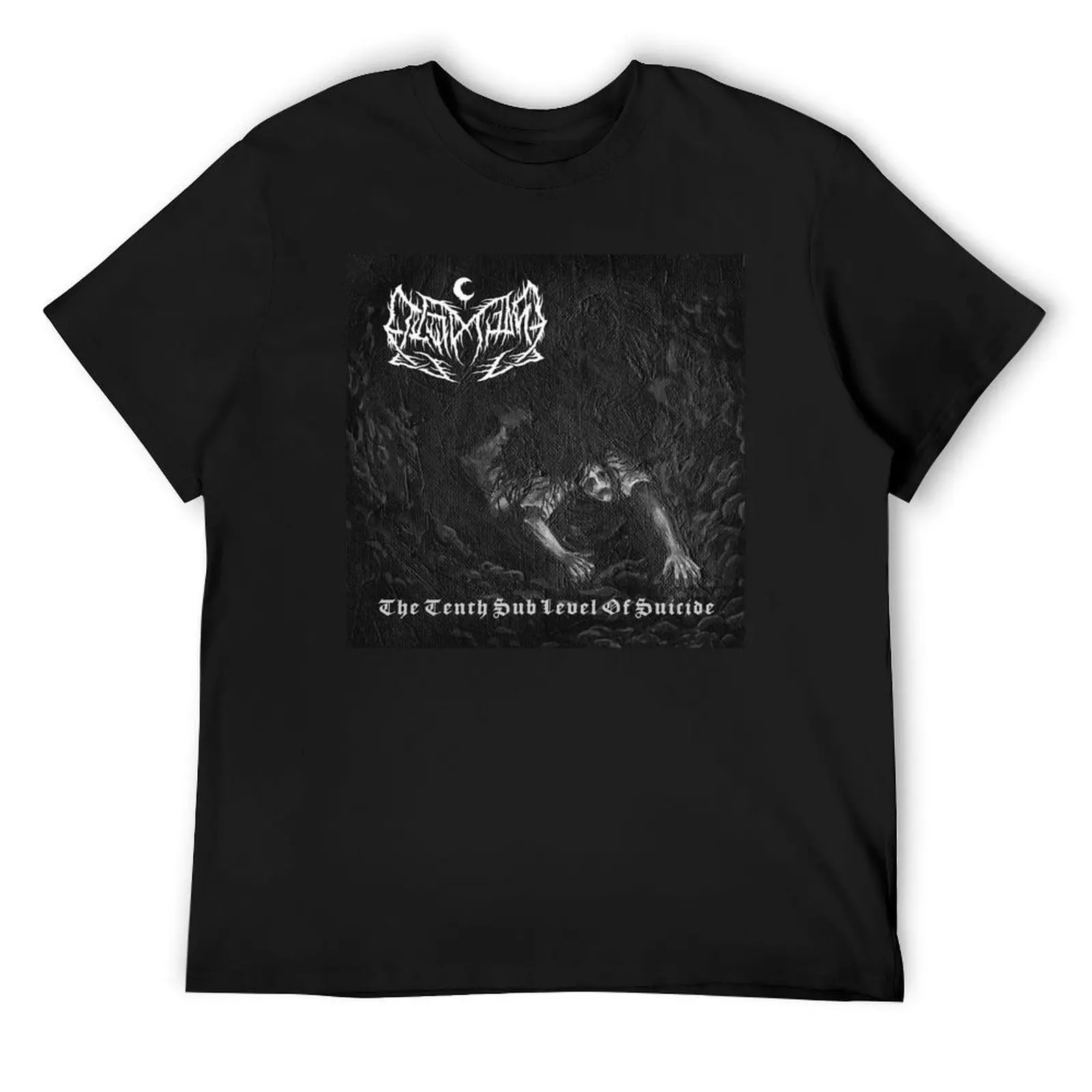 Leviathan - The Tenth Sub Level of Suicide album 2003 T-Shirt Blouse oversized t shirt for a boy tshirts for men