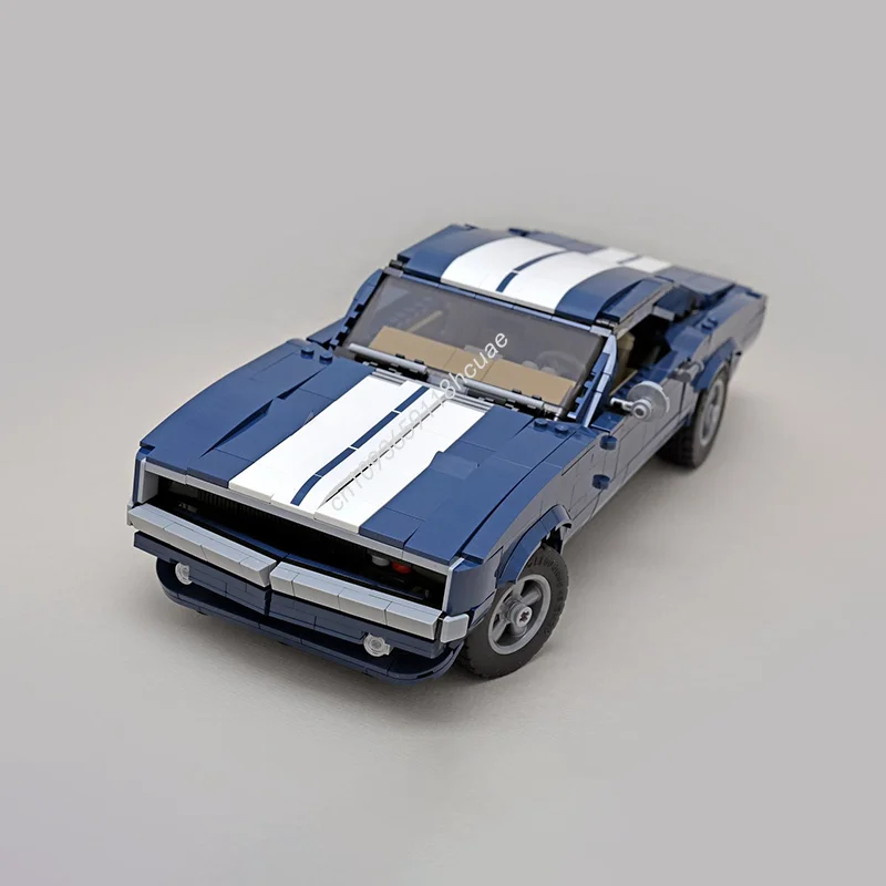 

1329 шт. MOC Muscle Car и пикап MC Carsed Модель игрушки Строительные рождественские подарочные блоки DIY Творческая идея Образование День рождения