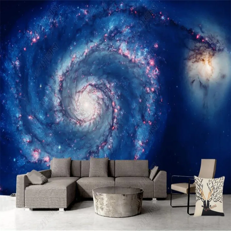 

Cosmic Starry Sky Large Wallpaper Living Room Background Wall Decor Space 3D Photo Wall Paper Home Decor Custom Mural Cafe Decor