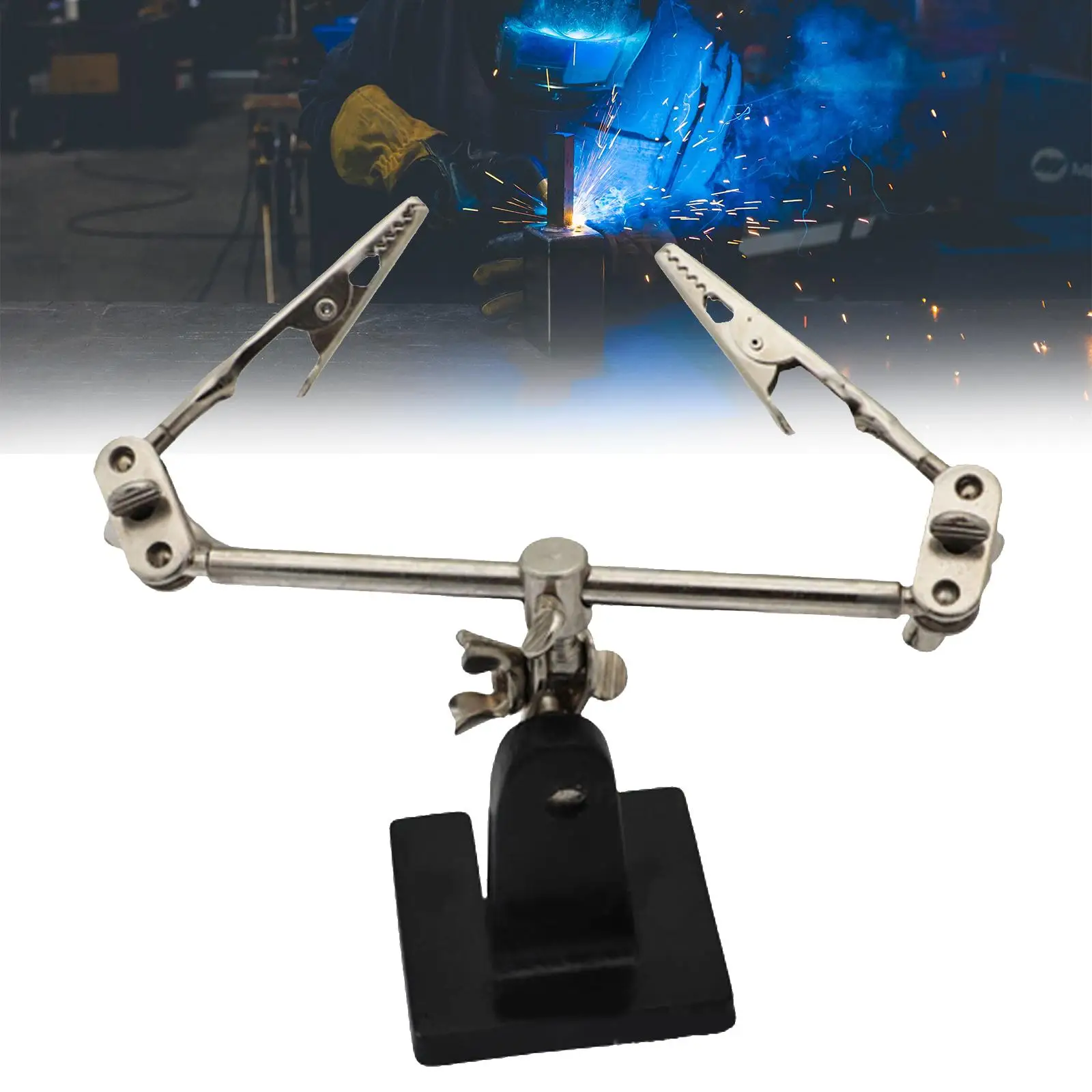 

Soldering Third hand metal Stand Clamp Helping Hands for Jewelry Hobby Crafts