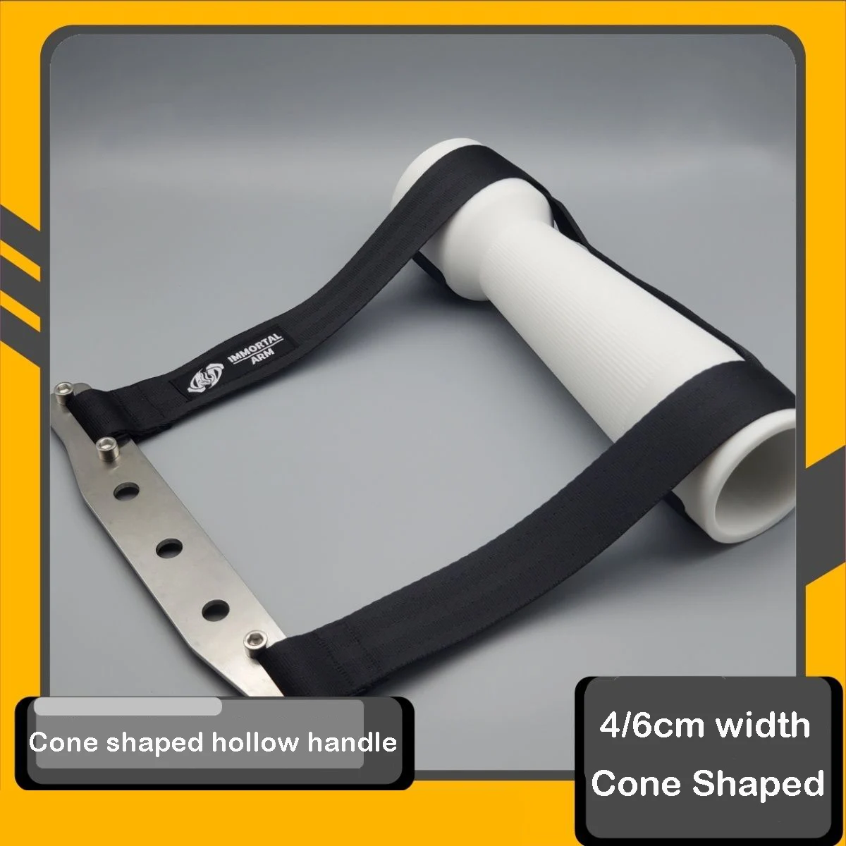 Manijas de lucha de brazos para entrenamiento, mango rodante con forma de cono, gancho de agarre, entrenador de fuerza para dedo y muñeca, lucha de brazos, antebrazo, gimnasio muscular