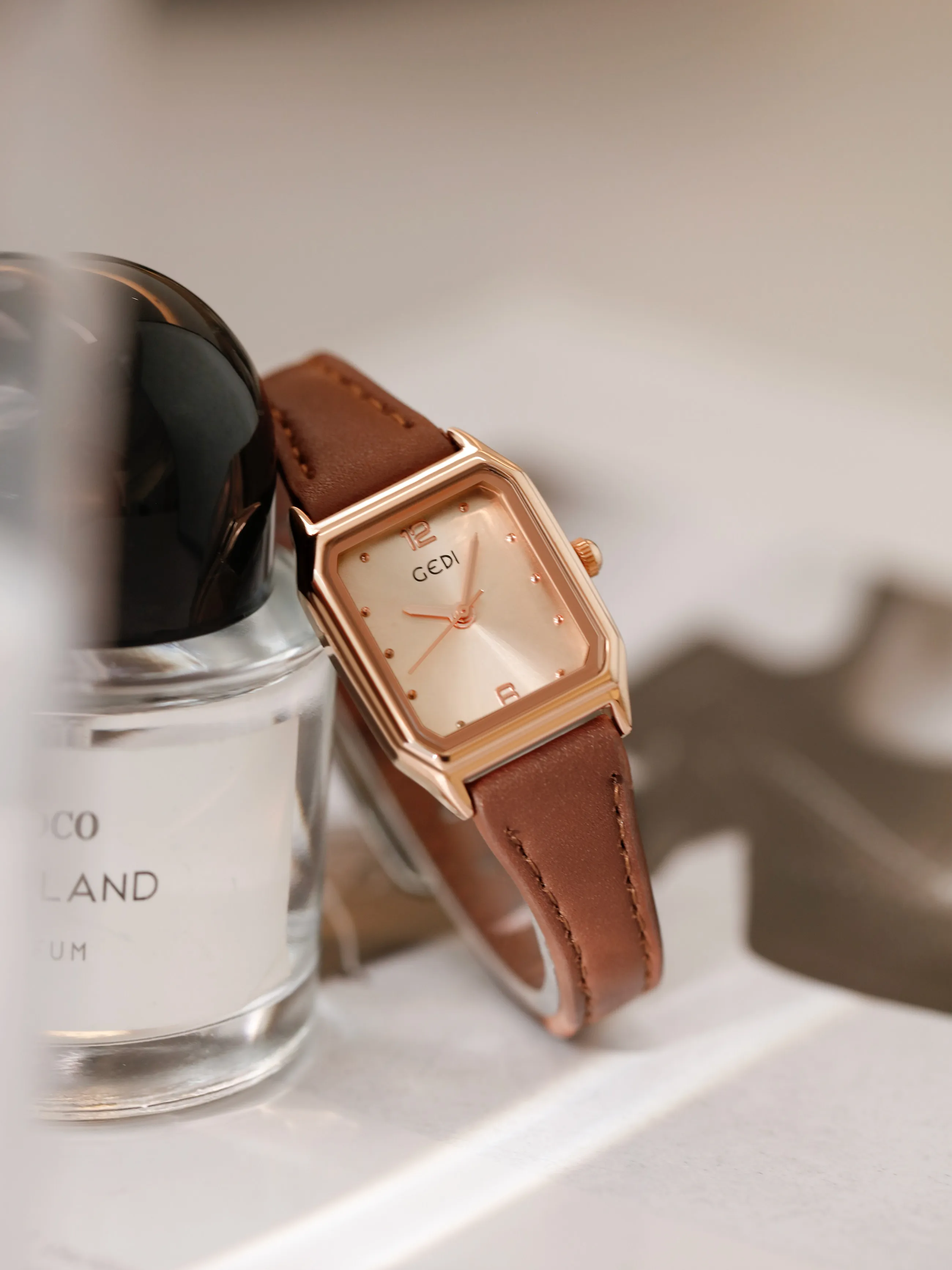 New Women'S Watch, Student Style, Minimalist Design, High-End Feel, Square Dial, Luxury Watch For Women, Perfect As A Gift.