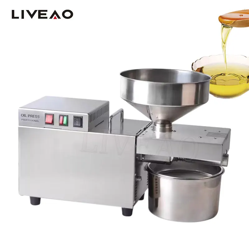 

Автоматическая машина для холодного масла из нержавеющей стали, домашний пресс для масла, экстрактор подсолнечного оливкового масла