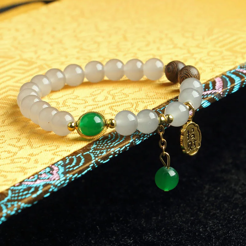 Zodiac women, red good fortune in the New Year, crystal bracelet for students and best friends in thei