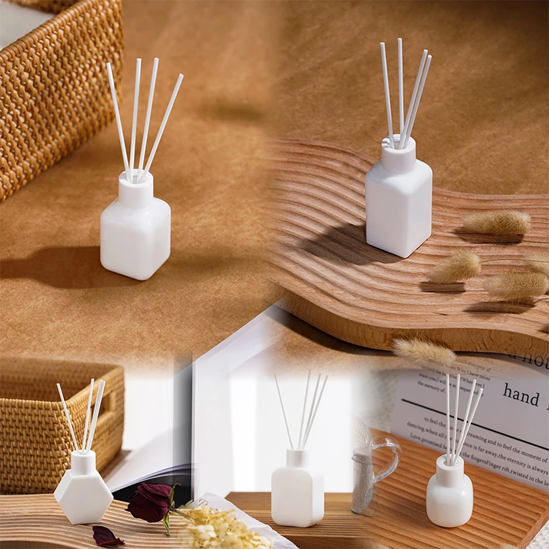 1PC Frascos Vazios de 30ml para Aromatizador de Ambiente com Varetas de Rattan, Conjunto Difusor de Aroma Purificador de Ar, Frascos de Óleo Essencial para Decoração de Ambientes e Escritórios