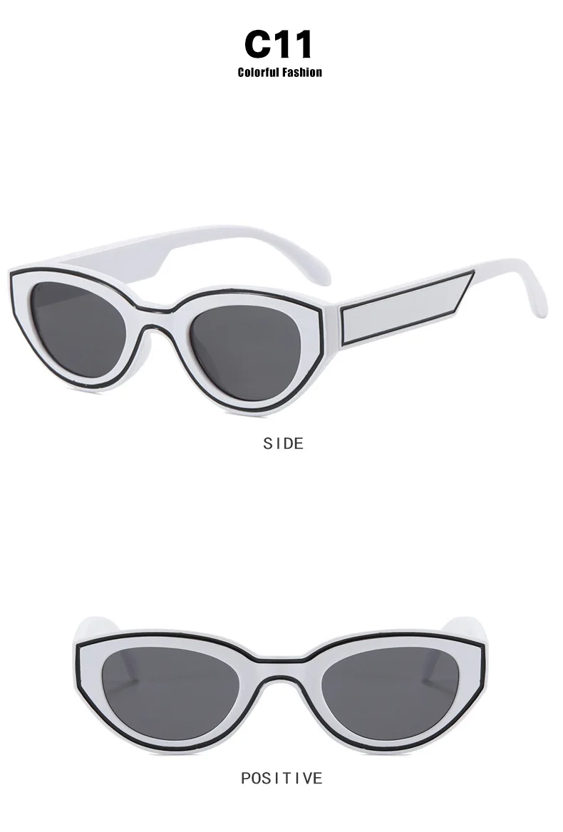 Mode Einzigartige Unregelmäßige Hip Hop Sonnenbrille Y2k Frauen Männer Retro Brille Damen Strand Sonnenbrillen Outdoor Sport mit Metall Scharnier – Detail 16