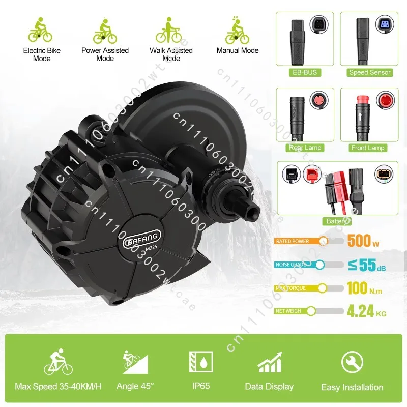 Bafang New M325 500W 48V M625 750W 48V 1000W 52v Medium Drive Motor Kit