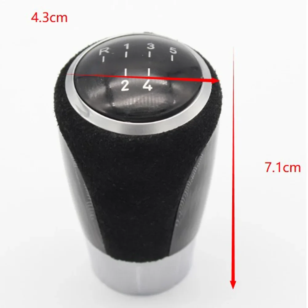 PU Leather PVC Gear Shift Knob Red 5/6 Speed For E81 87 E46 E90 E91 E92 For 3 Series E90 LCI Sedan