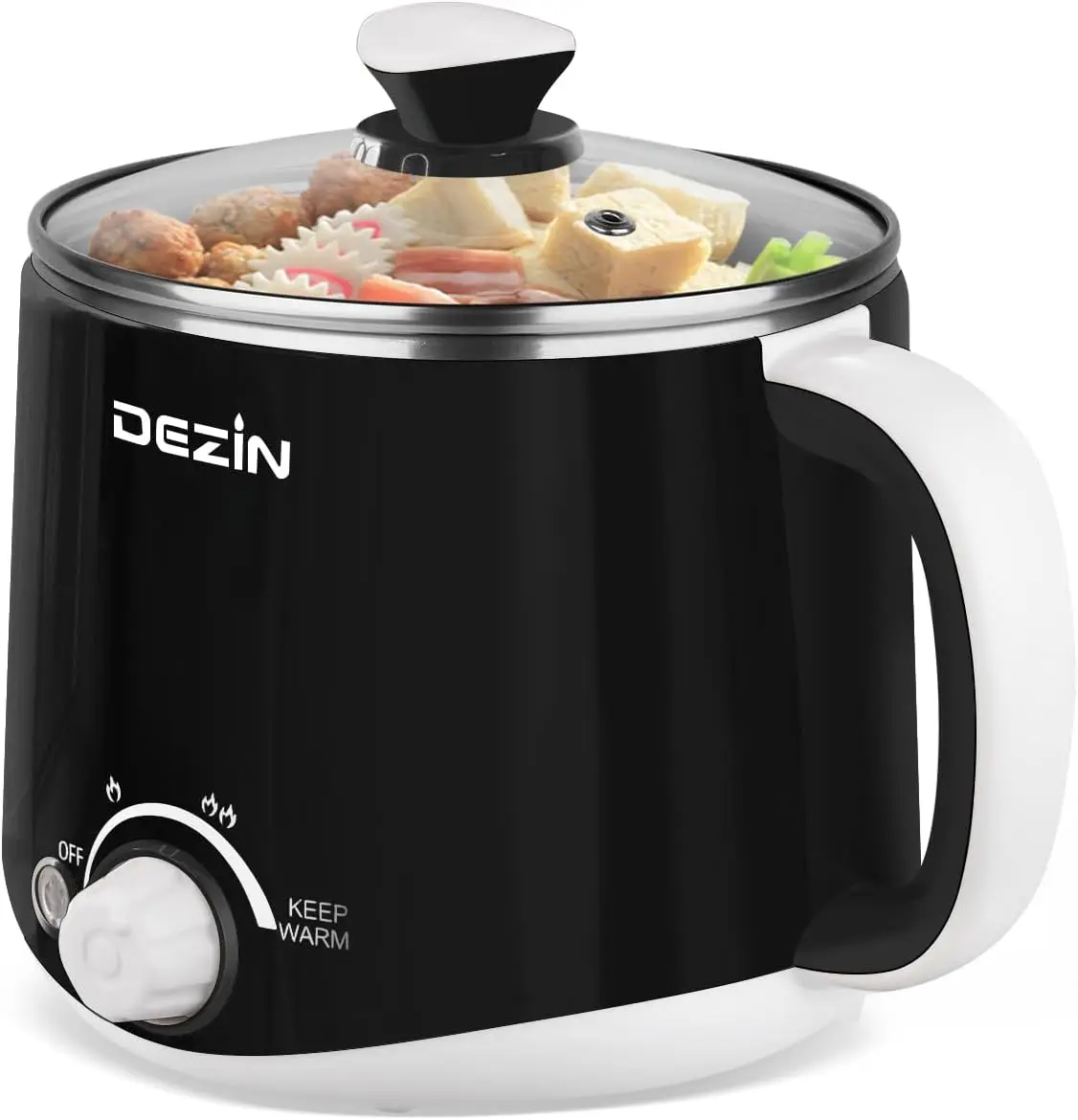 

Hot Pot Electric, Rapid Noodles Cooker, Stainless Steel Electric Pot 1.6 Liter, Perfect for Ramen, Egg, Pasta, Dumpling
