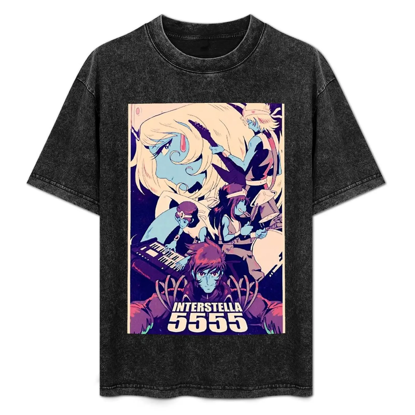 

retro interstella 5555 T-Shirt Classic Basic Casual T-Shirt