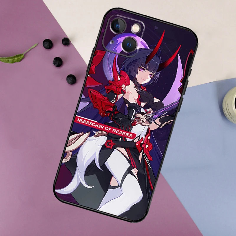 Herrscher of Thunder Honkai Impact 3 Case For iPhone 14 13 11 12 16 15 Pro Max 12 13 Mini X XR XS MAX 7 8 14 16 Plus Back Cover