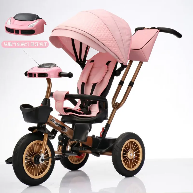

Wholesale Multifunctional Tricycles Children's Toy Carts Baby Strollers Lying Turning Tricycles Stroller for Children