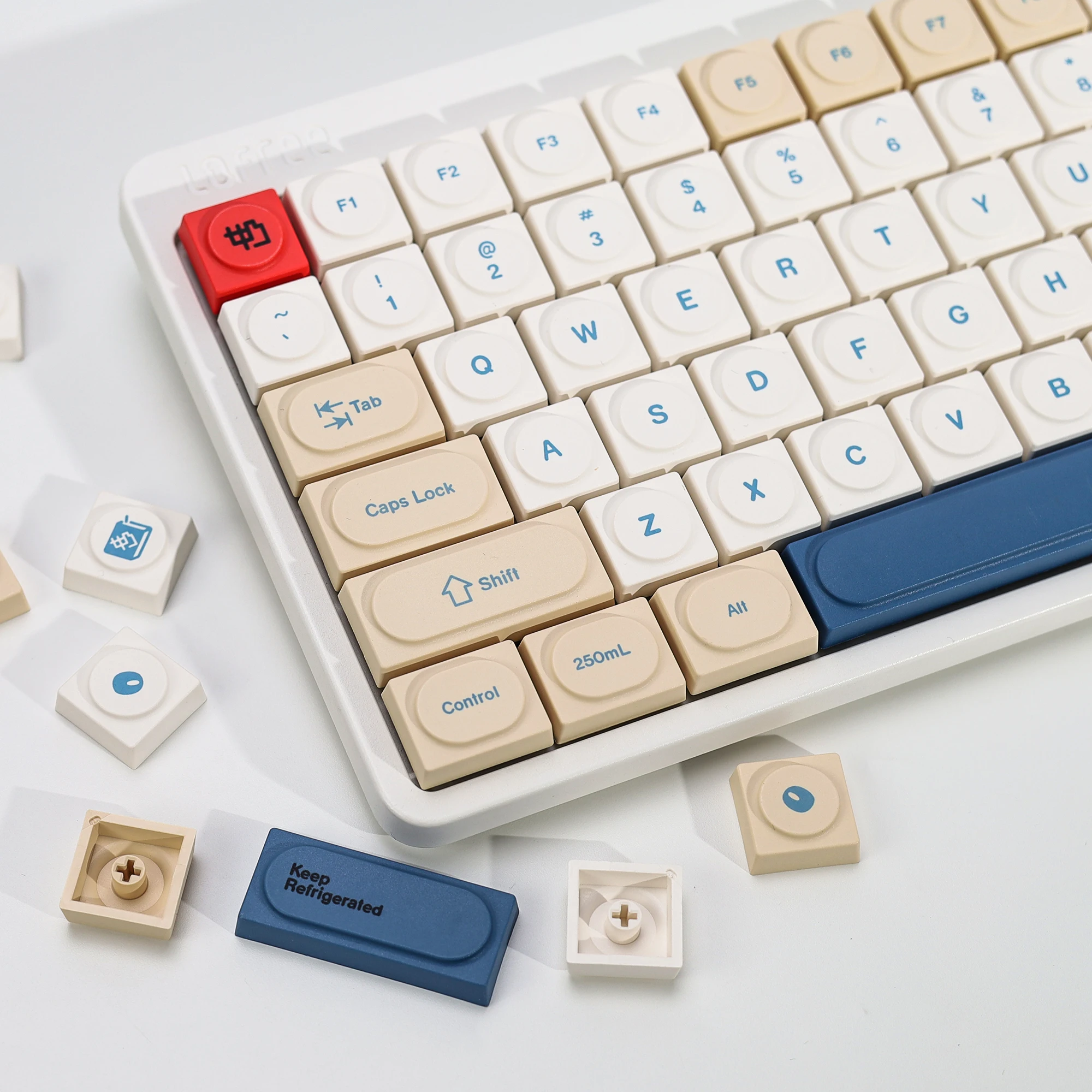 KBDiy 137 Keys GMK SoyMilk Doys Keycaps PBT Korean Russian Keycap For 60 Low Profile Mechanical Keyboards 1353 Cherry MX Switch