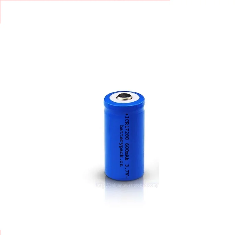 전동 칫솔 충전식 리튬 배터리, ICR17280 17280, 600mAh, 3.7V, 로트당 2 개