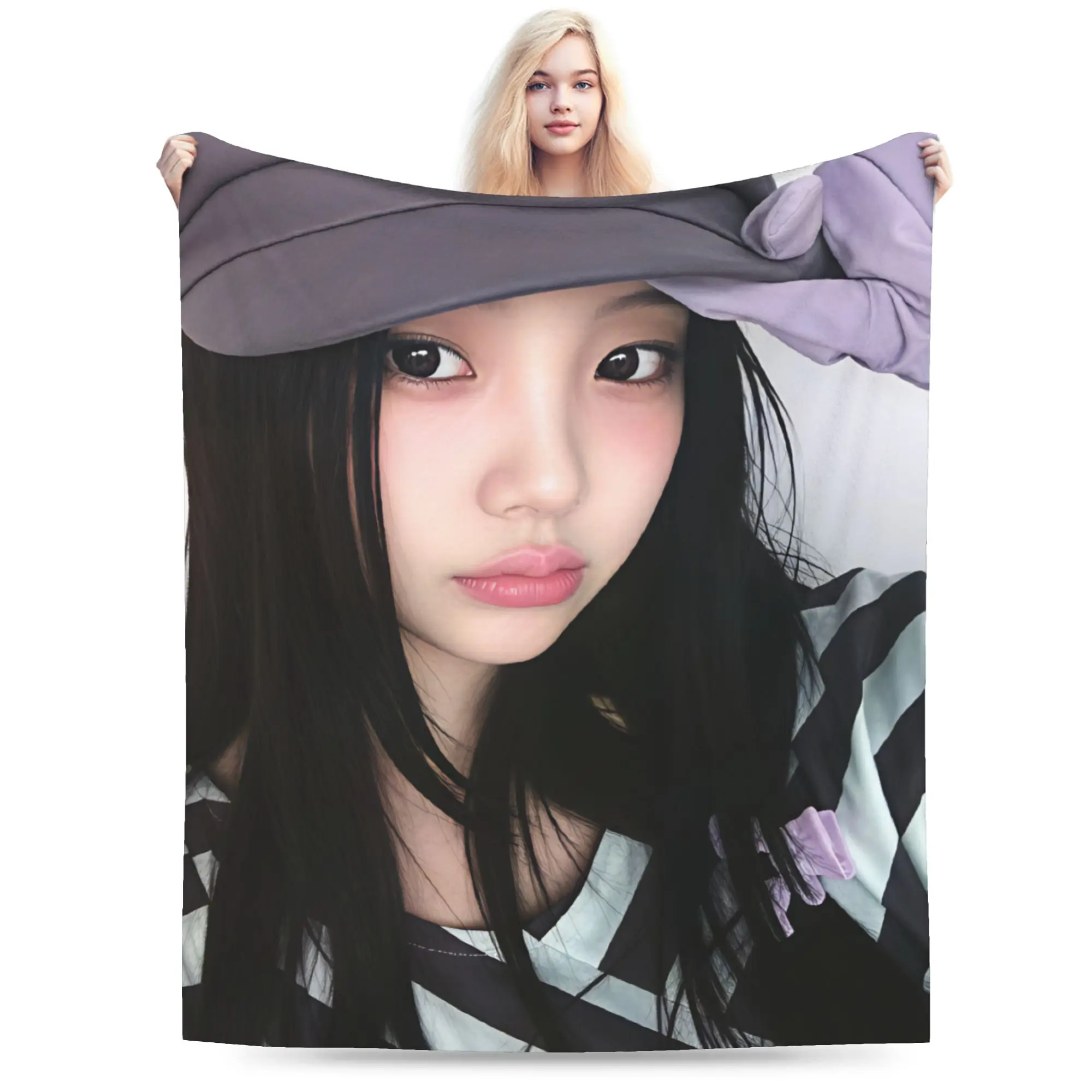 W-Wonhees-S Super Real Me  Flannel Blankets Spring  Super Soft Throw Blanket for Child Couch Bed Print Bedspread Sofa Bed Cover