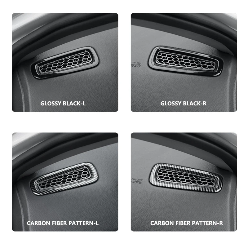 لهوندا 2022-2025 11th سيفيك سيدان/هاتشباك/LX/EX/Sport/Touring/Si/Type-R ملصق مزخرفة لمنفذ هواء لوحة القيادة #5