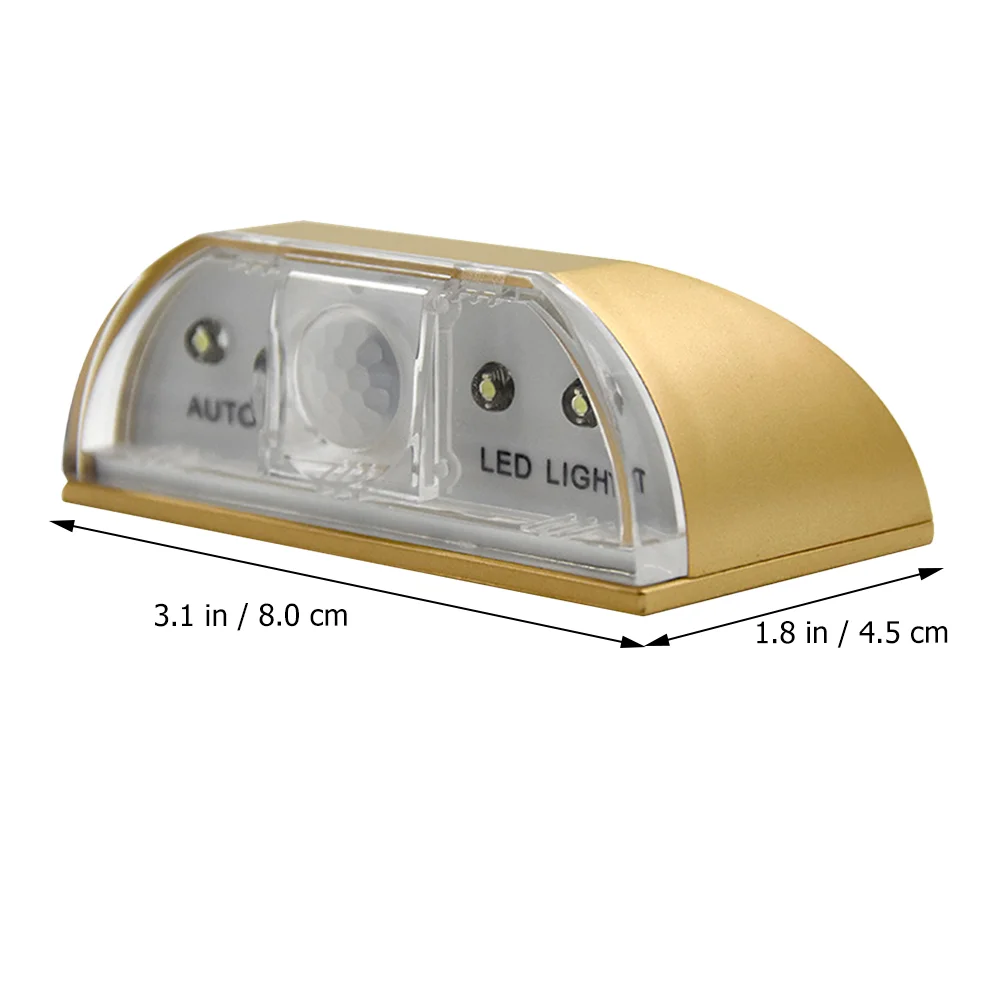Door Lock Sensor Light Night Lamp for Stairway Locks Front PIR LED Portable Motion
