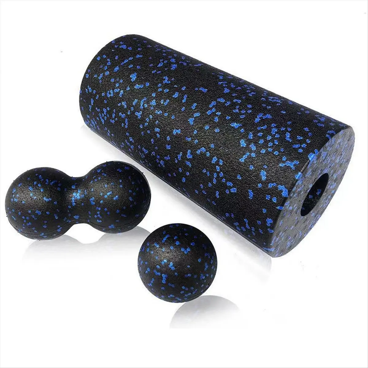ABXY 3PCS Yoga Roller Massage Peanut Ball Set EPP Fitness Foam Column for Back Pain Deep Tissue Stretching Muscle Relax--A view 3