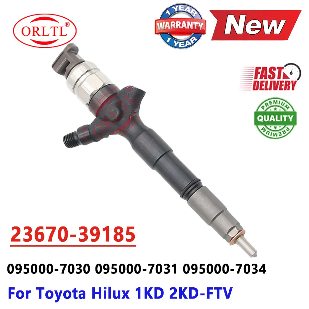 

23670-39185 Diesel Injector 095000-7030 095000-7031 Fuel Nozzle 0950007030 2367039185 for Toyota Hilux 2KD-FTV 095000-7034