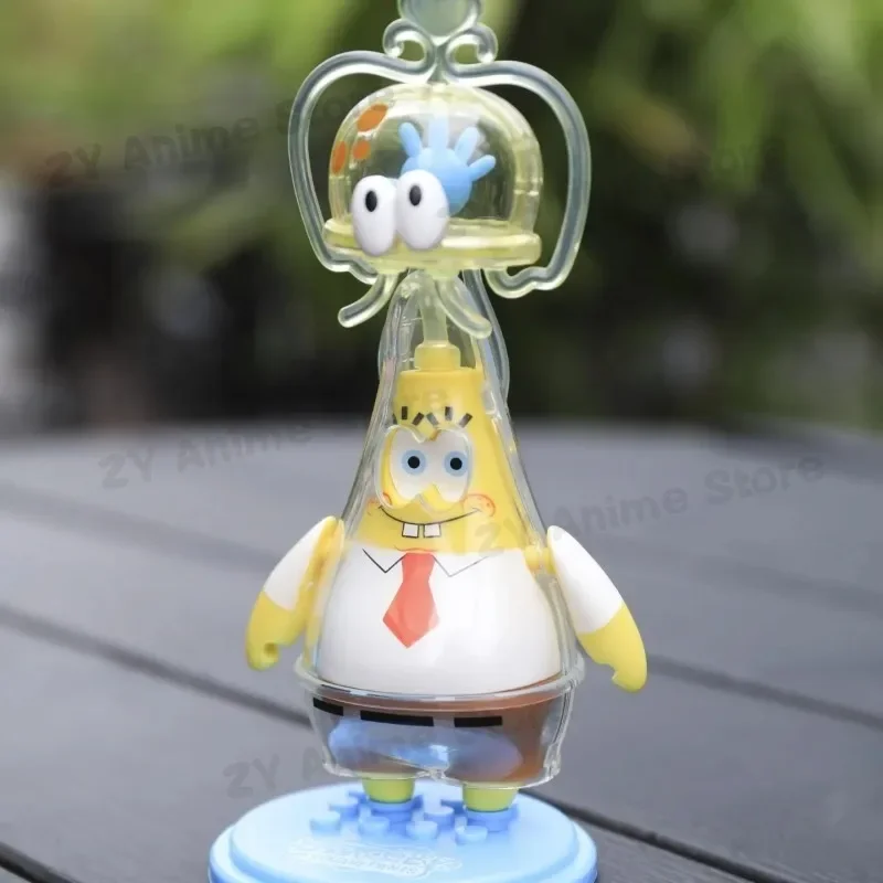 SpongeBob SquarePants Jumping Jellyfish Series Mysterious Blind Box Figure Car Desktop Ornaments Surprise Box Holiday Gift