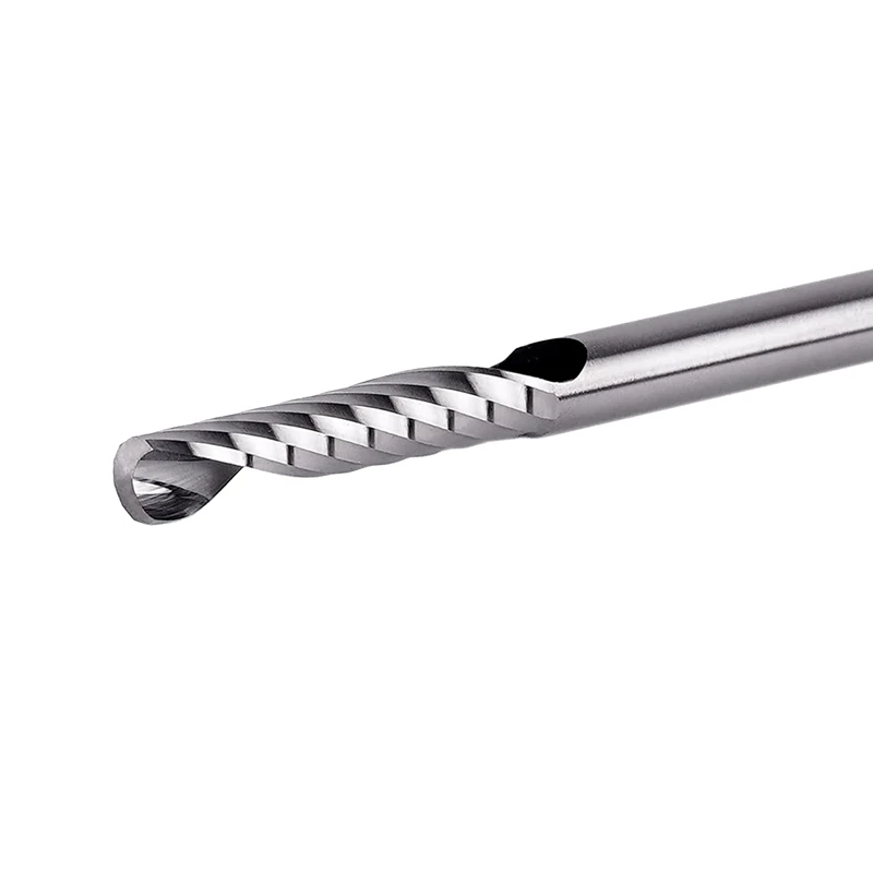 Brocas en espiral de carburo sólido, 5 uds., con vástago de 1/8 de pulgada, longitud de corte de 2/3 pulgadas