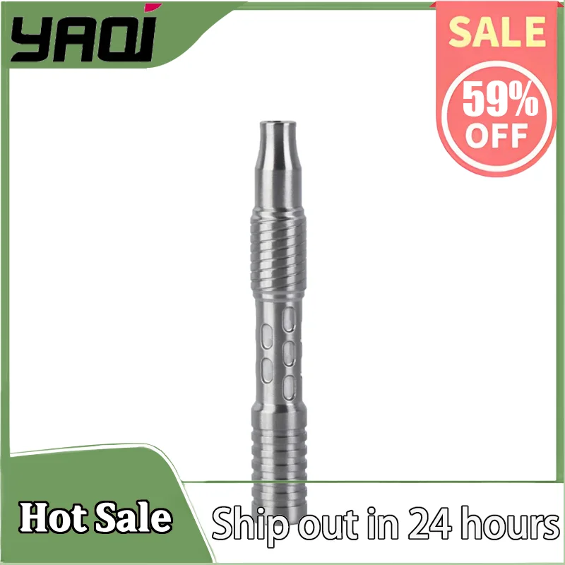 

YAQI Premium 316 Stainless Steel Men Safety Razor Handle for Men - 85mm Length, 10-12mm Grip, 57g Weight