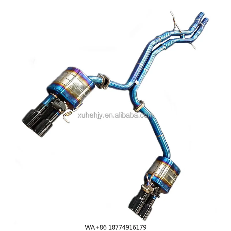 

Заводские высококачественные выхлопные трубы из титанового сплава, автомобильный глушитель, система Cataback для S4 B9.5