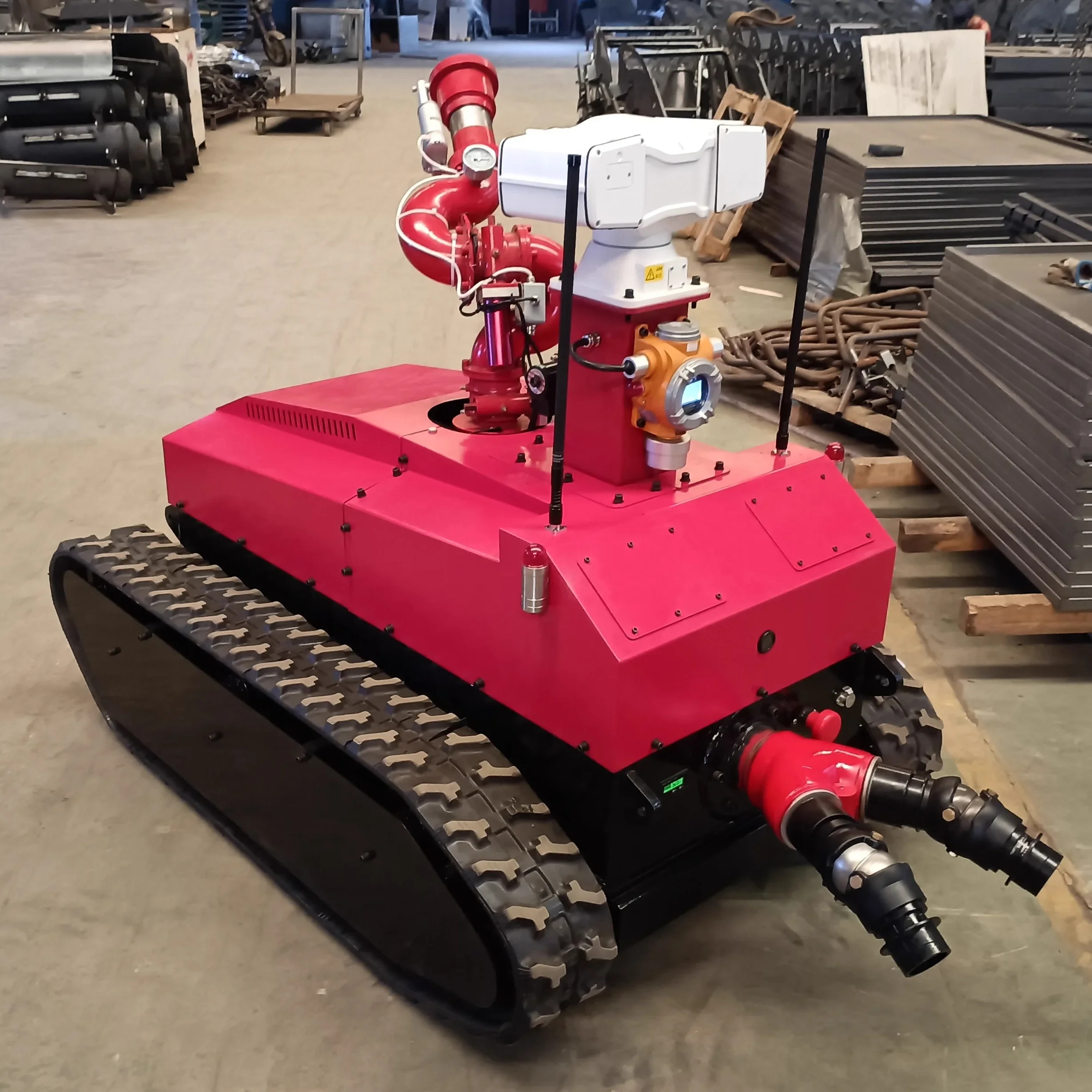 The product can be customized. Fire fighting robot crawler