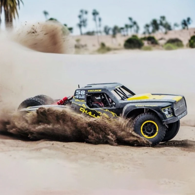 Thunder god km 1:6 eixo reto traseiro caminhão curto veículo off-road simulação modelo de controle remoto rc sem escova de alta velocidade adulto