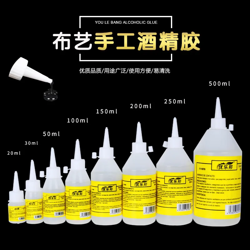 100ml colla liquida adesivi alcol adesivi tessili cancelleria forniture scolastiche per ufficio Resina epossidica Resina Epoxi