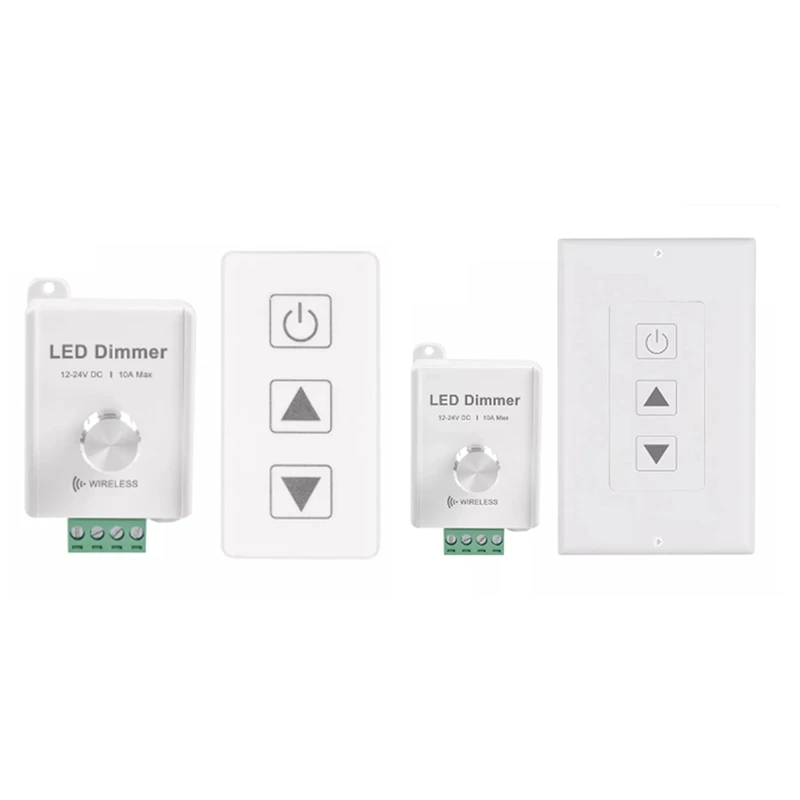 

New DC12V-24V 10A Wireless LED Strip Dimmer With Touch Remote For Single Color LED Strip