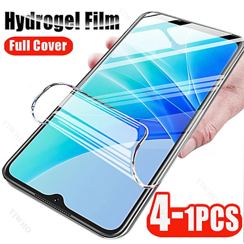 4-1pcs for Oppo A53 A53s A54 A54s A78 A77s A77 A76 A74 A56s A58 A57e A57s A57 4G 5G Screen Protector Full Cover HD Hydrogel Film