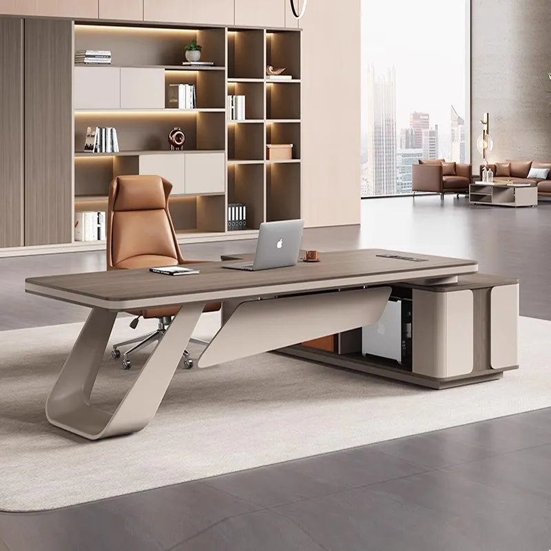 Universal Display Office Desk Safe Trendy Simple Vintage Professional Office Desk Room Unique Mesa Ordenador Home Furniture