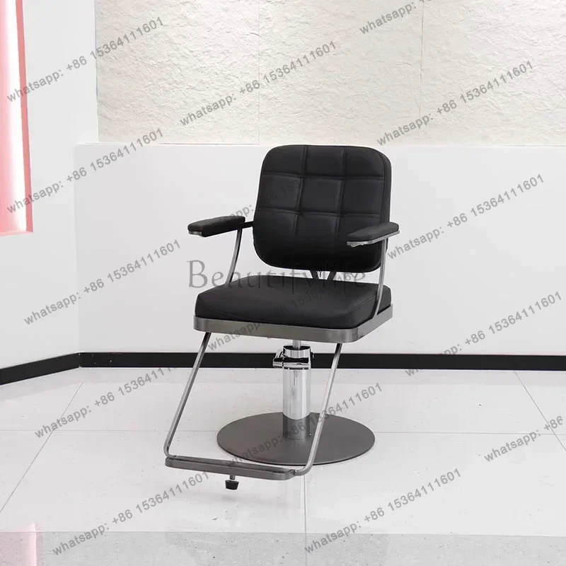 LSTop Grade Barbershop Barber Chairs Modern Ergonomic Lift Swivel Barber Chairs Perm Hair Dyeing Salon Furniture Sandalye FYBC