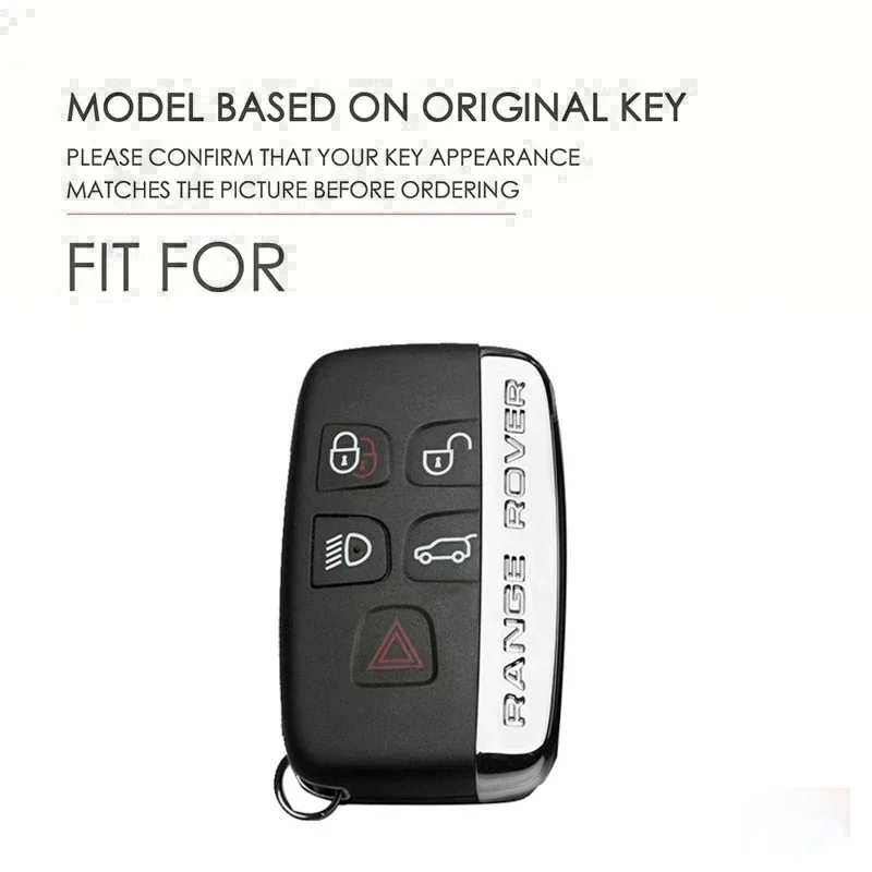 Fashion TPU Car Key Case Cover For Land Rover Range Rover Sport Discovery 3 4 Elander 2 Evoque Accessories Holder Shell Keychain